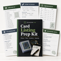 Collector Wise Card Listing Prep Kit digital worksheet preview